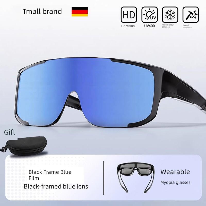 Mountaineering Goggles for Women, Windproof, Can Be Worn over Glasses, Snow Mountain Outdoor Sunglasses, Mountain Climbing and Skiing Sunglasses