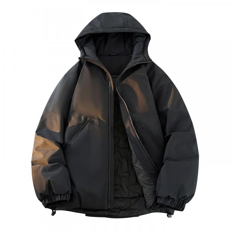 90% White Duck Down Jacket Men Women Winter Loose Hooded Puffer Coat