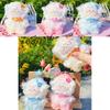Adorable Jinnew Plush Sheep Keychain Cute Cartoon Plush Doll Accessory Gift