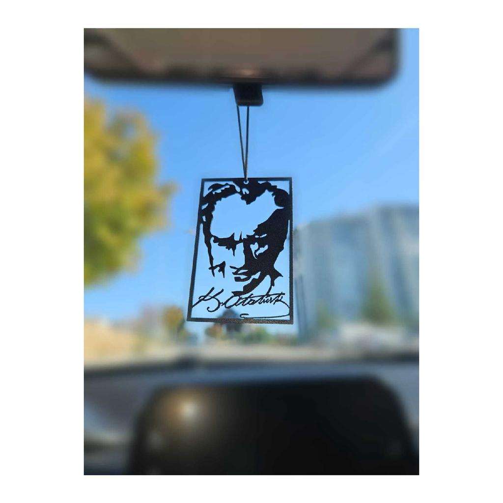 Автомобильное зеркало заднего вида, орнамент, металлический Мустафа Кемаль Ататюрк, сувенир, автоаксессуар