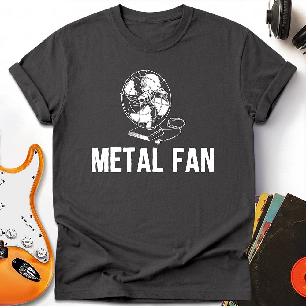 Metal Fan Shirt Retro Desk Fan Graphic Tee Music Lover Gift S-3XL