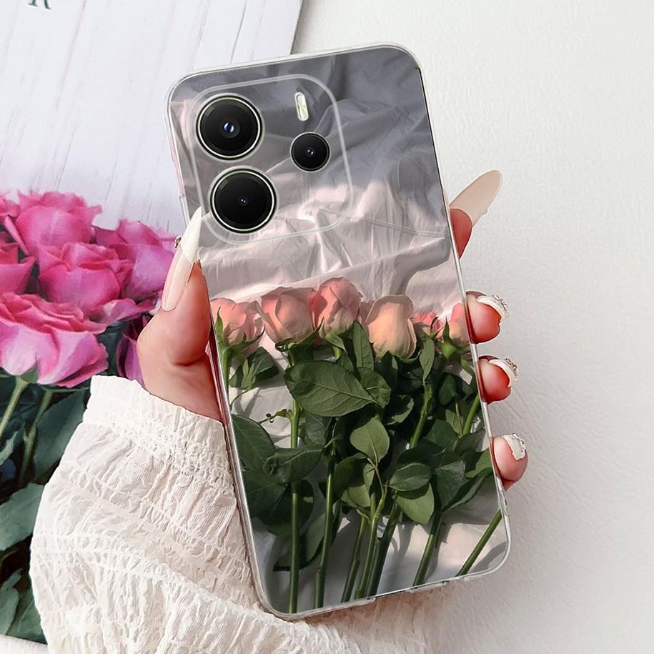 Силиконовый чехол для Xiaomi Redmi Note 14 4G EU 2025, чехол, крутой Лев Леопард Дракон Животные, мягкий тонкий чехол для Note14 4G EU, чехол