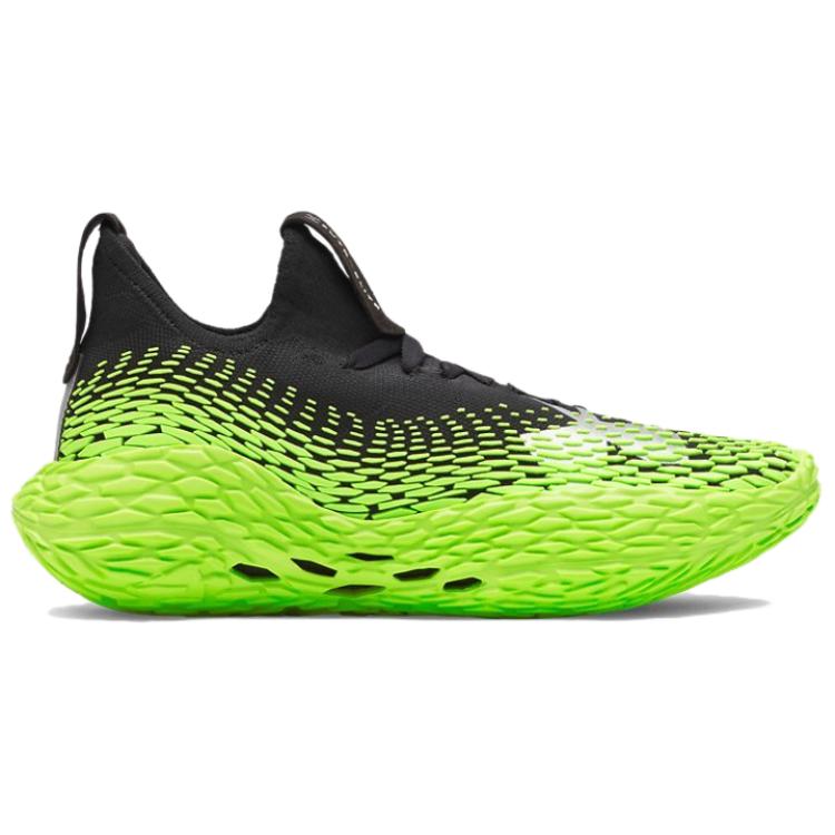 Under Armour Futr X Elite 2 Удобные Универсальные Поддерживающие Амортизирующие Низкие Баскетбольные Кроссовки Унисекс кроссовки Черный Зеленый 6007019-002
