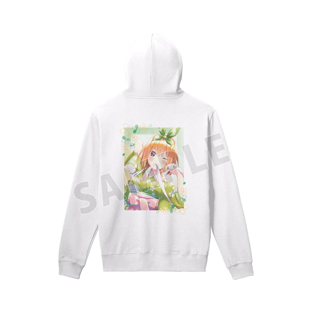 Quintessential Movie Original Nakano Sakura Japanese Style Ani Art Aqua Label Back Print Zip Size M "The Quintuplets" Illustration Yotsuba, Ver.