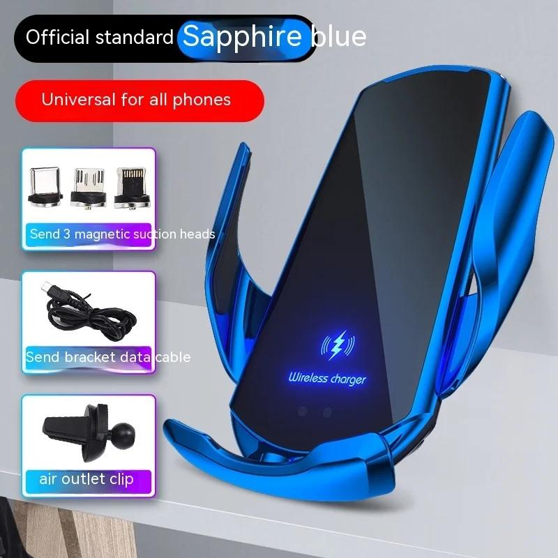 15 Вт Q3 автомобильный держатель для телефона на вентиляционную решетку держатель для телефона с интеллектуальным датчиком автомобильный держатель для сотового телефона быстрая зарядка автоматический зажим для iPhone Android