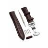 AriRi Watch Strap, 23mm, 24mm, 22mm, 21mm, 20mm, 19mm, 18mm, Genuine Leather Watch Band, Replacement Strap with D-Buckle, Waterproof and Sweatproof, M