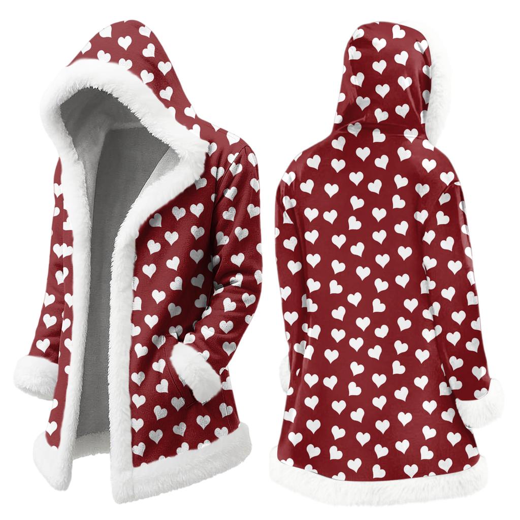 Унисекс кардиган с капюшоном и карманами, теплая верхняя одежда