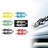 DIY Car Stickers Reflective Flame Cars Decoration Fire Auto Mirror Sticker