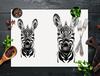 Glass cooktop protector 70x52 Zebra
