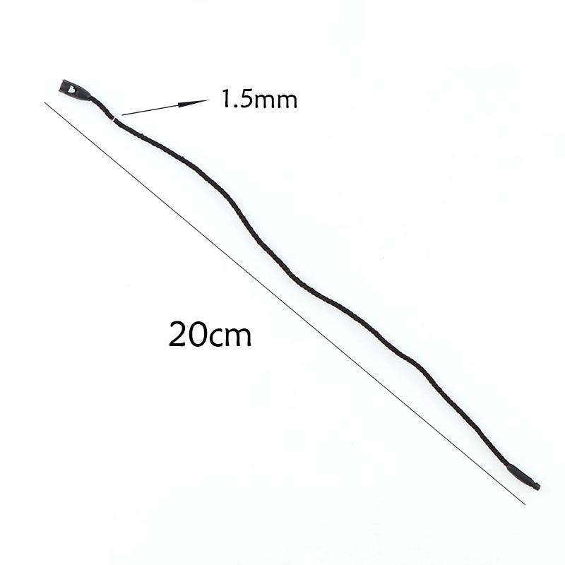 100 шт. Застежки-петли Аксессуары для одежды Пластиковая бирка Сделай сам Белый Черный Шнур Защелка-фиксатор Булавка Бирка Веревка из хлопка