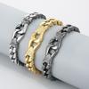 Новый европейский и американский модный браслет из титановой стали
