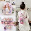 Charming Doll Childrens Backpack With Sweet Macaron Colors And Design Cute