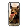 Funny Just Relax Brown Bear Phone Case For Oppo Find X5 A54 A53 A52 A9 2020 A15 A95 A76 A74 A12 Reno7 SE Reno6 Pro Plus 5G Cover