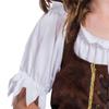 Детский костюм пирата-красавицы Мати для девочек, полосатый костюм «Пираты Карибского моря», нарядное платье, костюм для вечеринки на Хэллоуин