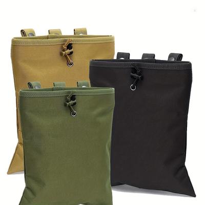 Тактический подсумок для магазинов Molle Drawstring, большая складная сумка для вторичной переработки, сумка-саквояж для хранения боеприпасов на открытом воздухе