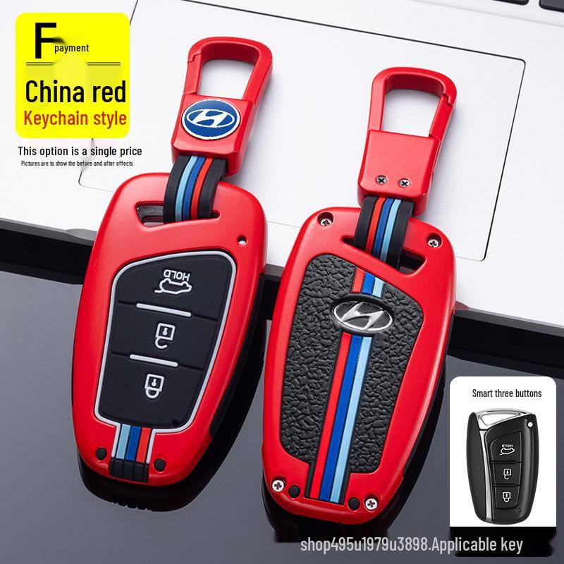Пользовательский чехол для ключа для Beijing Hyundai Santa Fe & Grand Santa Fe (Модели 2015 года)