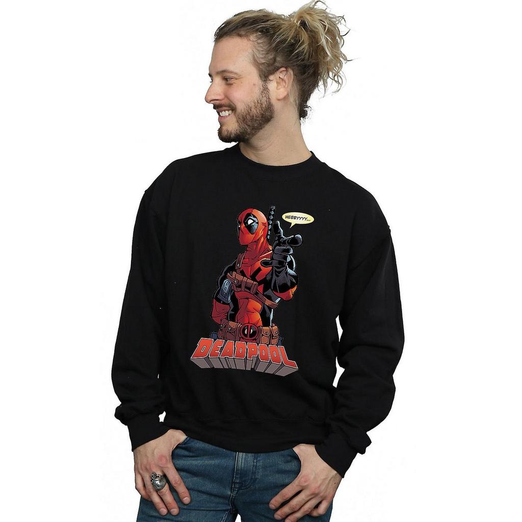 Deadpool Mens Hey You Cotton Sweatshirt