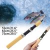 55/65/75см Удочка для подледной рыбалки Портативная удочка для ловли креветок Легкая Речная Удобная рукоятка Карповые снасти Pesca Рыболовные снасти