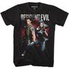 American Classics Унисекс-Взрослый Resident Evil Крис и Джилл Взрослая футболка с коротким рукавом Футболка