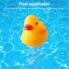 Устройство для дозирования в бассейне, плавающий дизайн, автоматический дезинфектор с мультяшным рисунком утки, таблетка для бассейна