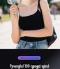 S5 Diamond Handheld Fan: 199-Speed Digital Display, High-Speed, Portable, Shining Design for Outdoor Use