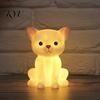 Decorative Desk Lamp for Kids Cute Animal Night Light Kids, Rabbit Bear Deer Cat Dog Birthday Gifts Boys Girls Shape LED Bedside Lamp, Soft