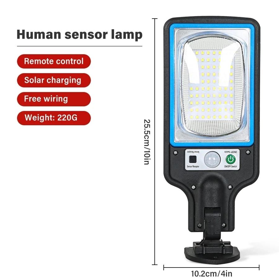 Несколько стилей наружных светодиодных солнечных уличных фонарей, водонепроницаемая индукционная солнечная лампа, садовая дорожка, двор, гараж, настенный светильник