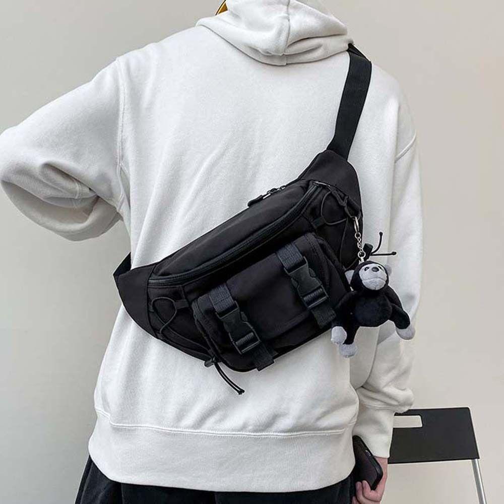Сумка на пояс для скалолазания, сумка на пояс для отдыха на открытом воздухе, многофункциональная корейская сумка через плечо для мужчин, сумка через плечо для кемпинга