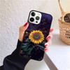 Летний чехол для телефона с подсолнухом для iPhone 17 Air 16 Coque 15 14 12 13 PLUS 11 PRO MAX Задняя крышка Fundas Shell