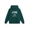 Li Ning Sport Lifestyle Series Letter Logo Printed Pullover Hoodie Unisex Hoodies Dark-Green AWDTB43-2