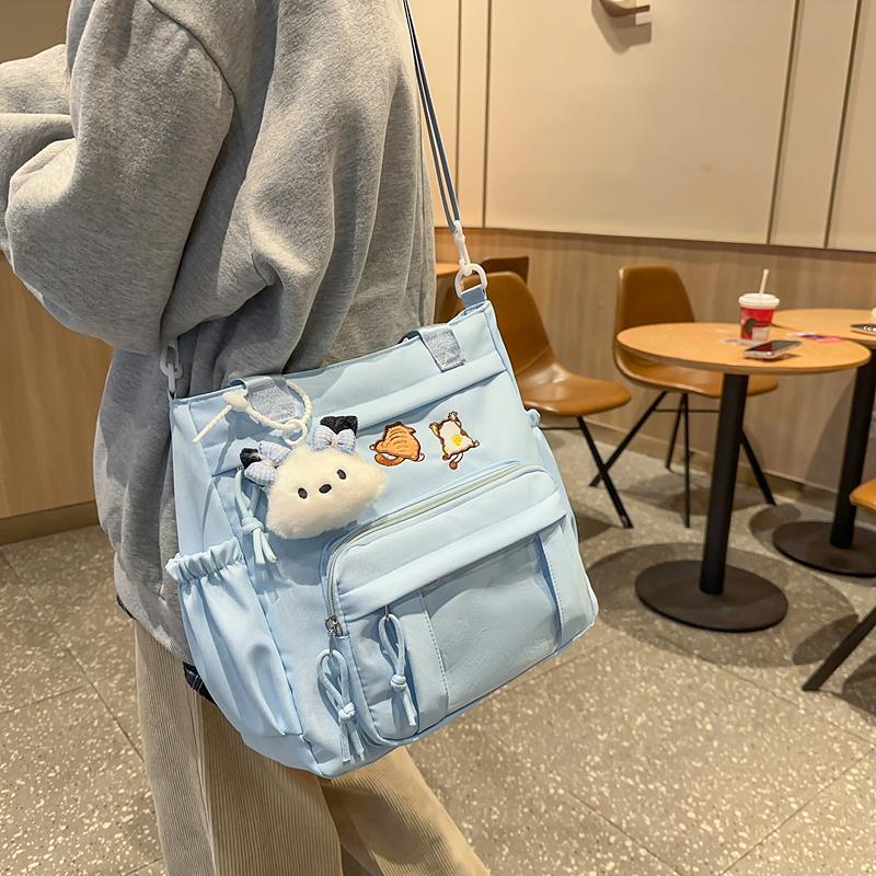 Сумка через плечо Cartoon Commuter женская большая вместительная студенческая сумка-тоут студенческая сумка через плечо