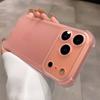 Применимо к чехлу для мобильного телефона iPhone17promax, продвинутый цветной прозрачный матовый Apple 16 с мелкими отверстиями 15 противоударный с подушкой безопасности мягкий чехол