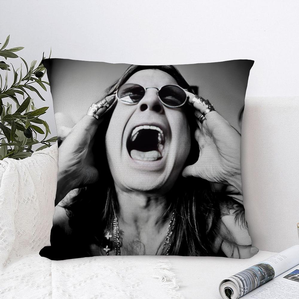 O-Ozzy Osbourne Pillow Case Sofa Decorative Home Double-Sided Print Plush Square Throw Pillow Covers Cushion Decor Cover