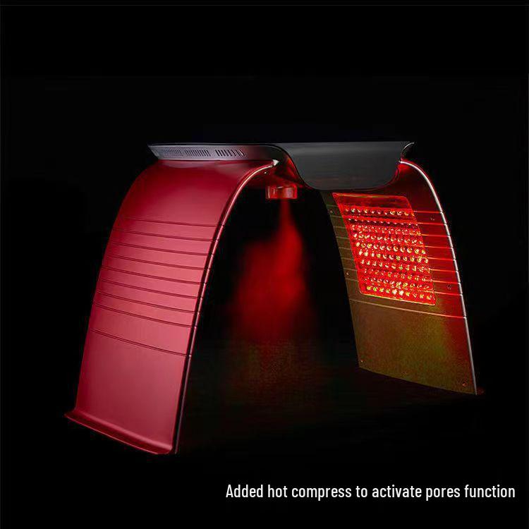 Foldable 7-Color LED Spray Spectrometer: Reduces Acne, Moisturizes, Whitens, and Tightens Pores