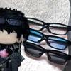 Plastic Doll Glasses 20CM Plush Doll Dollhouse Props Cute Mini Clear Lens Eyeglasses  Girl's Toy