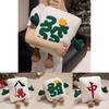 Fun Mahjong Lumbar Support Pillow With Embroidered Design For Sofa And Chair Use
