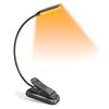 Glocusent Reading Book Reading Clip 3 Levels of USB Rechargeable Hand Working from Musical Easy On the Power Disaster Prevention Light, Light, Light,