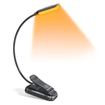Glocusent Reading Book Reading Clip 3 уровня USB перезаряжаемый ручной работы от музыкального легкого на мощности предотвращения стихийных бедствий свет, свет, свет,