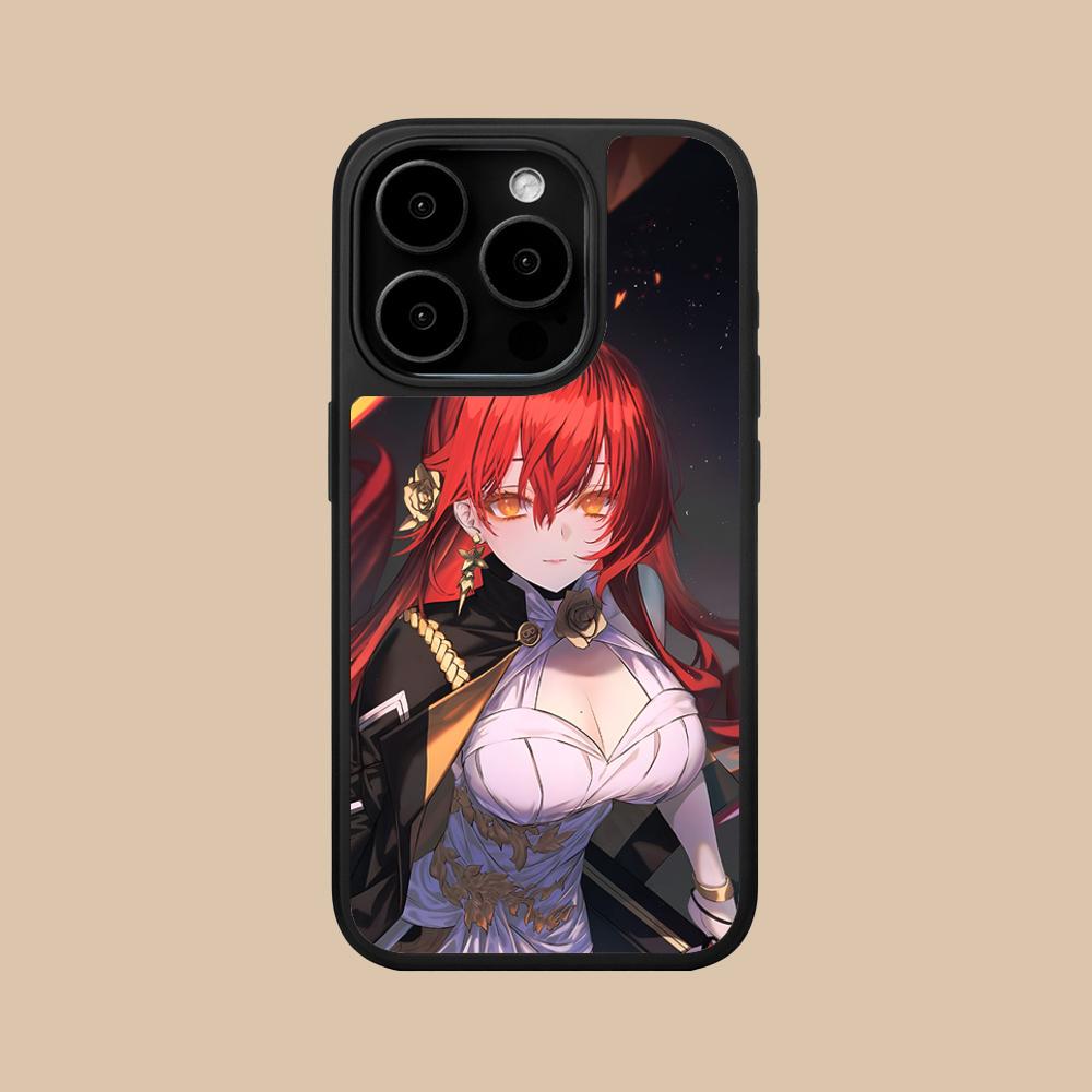 HSR Himeko Матовая поверхность Чехол для мобильного телефона для iPhone 17 16 15 14 13 12 11 Air Pro Max Plus Цветная крышка