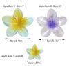 Plumeria Flower Shape Hairpins Bohemian Styling Hair Clip Colorful Hair Claw  Girls