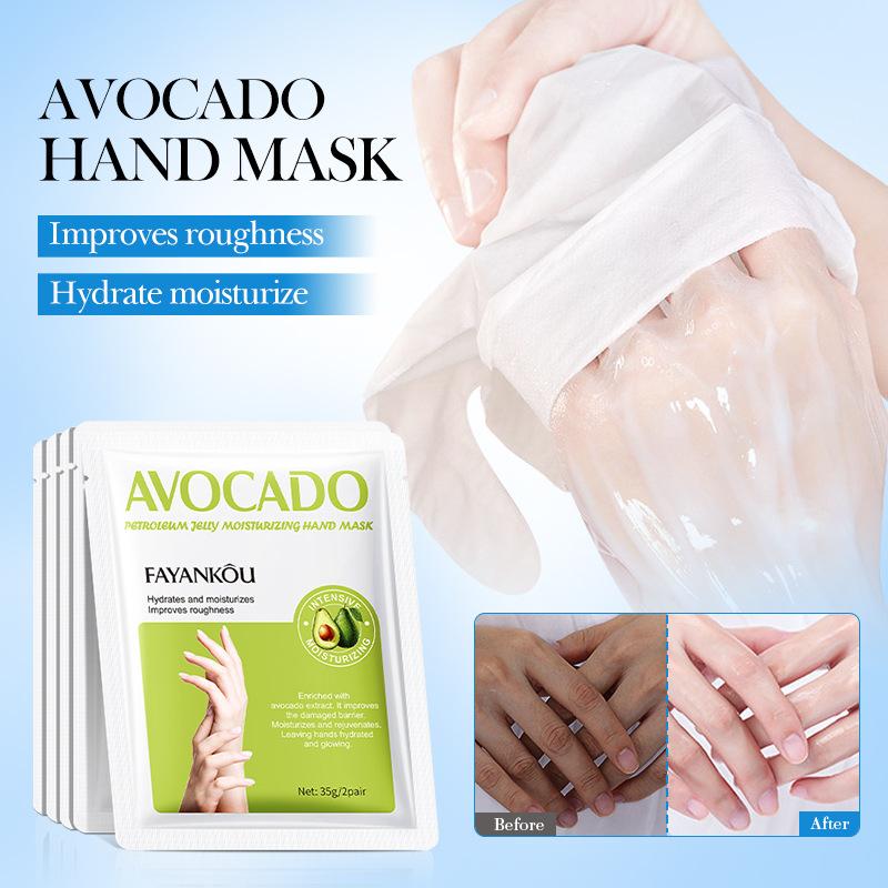 Moisturizing Hand Mask With Avocado Vaseline Moisturizing Hand Mask