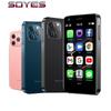 Soyes XS12 Мини-смартфон 4G Android 10 Dual Sim Octa Core 5-мегапиксельная камера WIFI Bluetooth FM точка доступа GPS 3,0-дюймовый маленький мобильный телефон