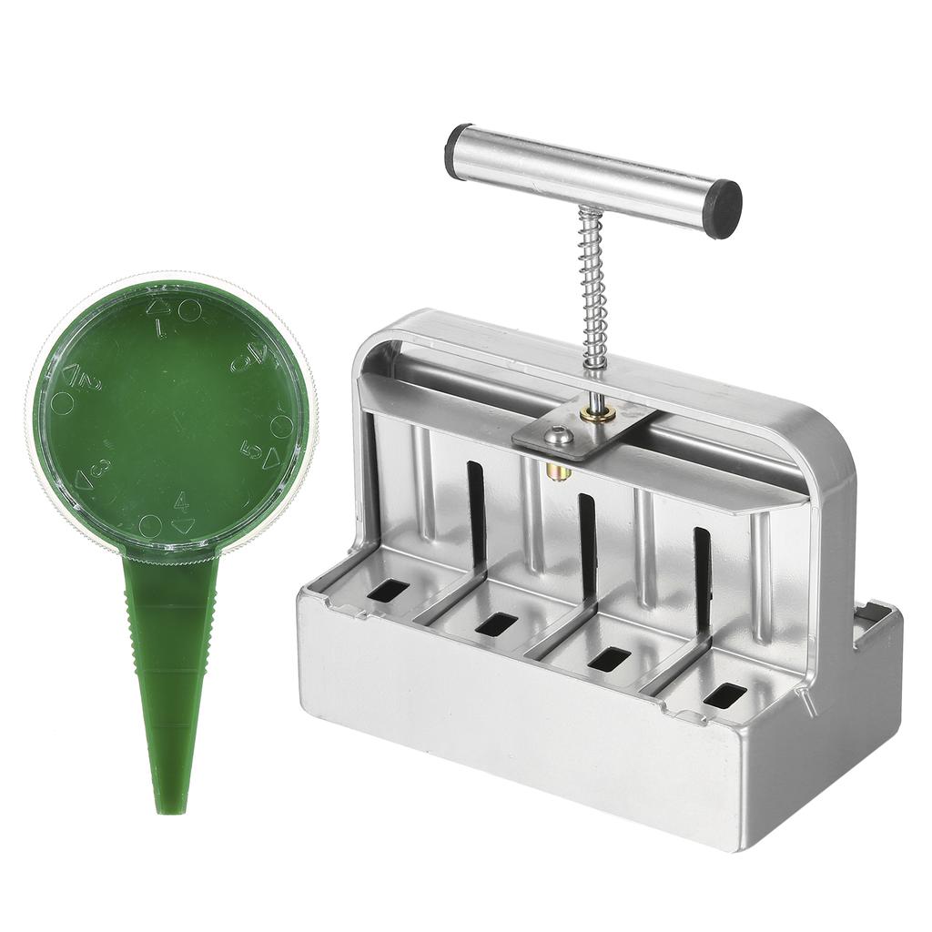 Устройство для блокировки почвы Устройство для создания блоков почвы 2 дюйма, 8-ячеечный набор инструментов для блокировки почвы с семенными штифтами 3 размеров