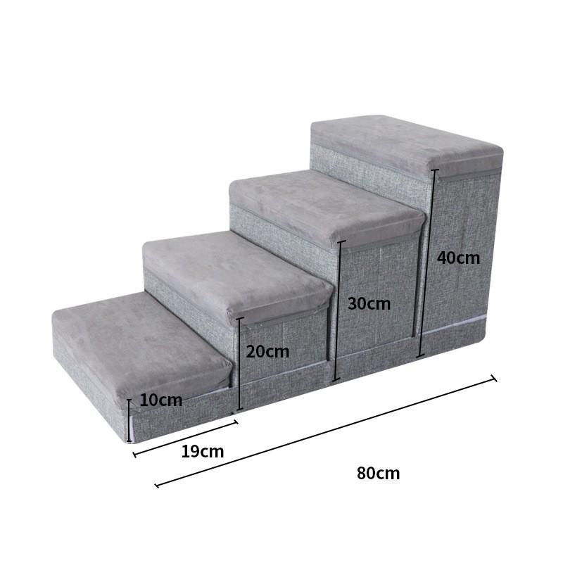 Складной трехслойный ящик для хранения Ступеньки для собак с гнездом для маленьких питомцев