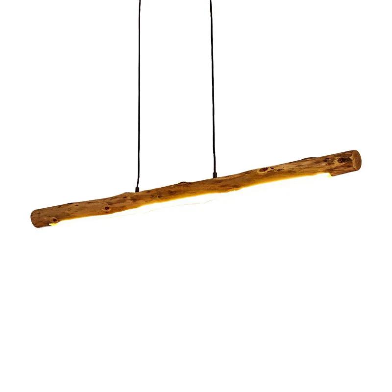 Подвесные светильники для обеденного стола из черного ореха, простые деревянные подвесные светильники, кухонный светильник, домашний декор, люстра, внутреннее освещение