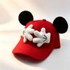 Anime Mouse Parent-Child Children's Baseball Cap Cartoon Big Eared Casual Sports Snapback Hat for Boys and Girls Gift