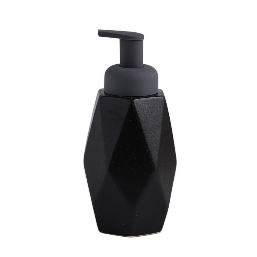 Speckled Matte Foaming Liquid Soap Dispenser Ceramic Foamer Sparkling Bottle Hotel
