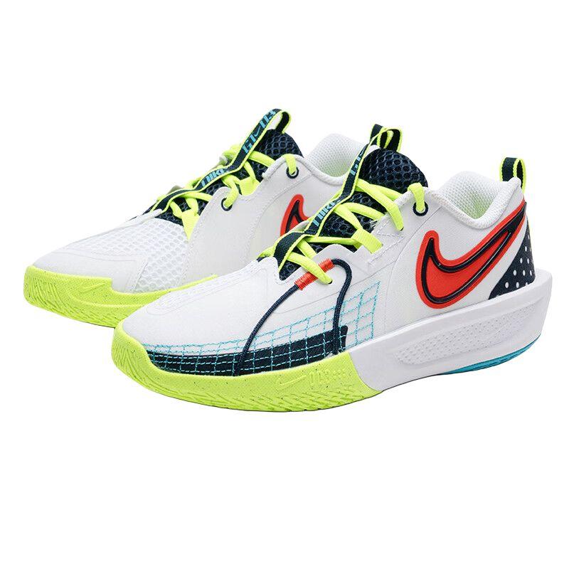 Nike Кроссовки GT Cut 3 SE GS Белый Обсидиан Пикантный Красный Детские Volt HJ3903-100