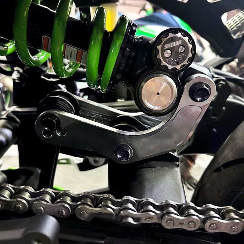 Комплект занижения мотоцикла LEDISHUN для Kawasaki ZX-25R (2020-2023 гг.) ZX-4R ZX-4RR (2023+) - Задние рычаги занижения (черный)