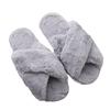 Soft And Comfy Women's Fluffy Sandals Open Toe Fur Sliders Light Pink